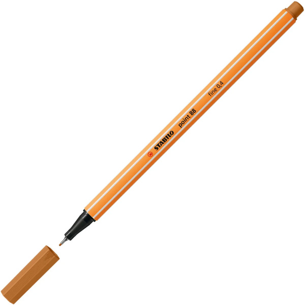 Stabilo point 88/89 Ώχρα Σκούρο Mαρκαδόρος 0.4mm