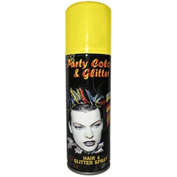 Σπρέι Μαλλιών Κίτρινο Party-Color and Glitter 125ml