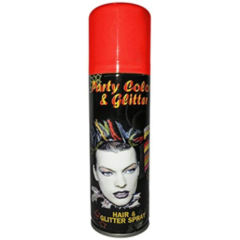 Σπρέι Μαλλιών Κόκκινο Party-Color and Glitter 125ml