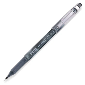 Pilot P-500 Στυλό Μαύρο Υγρής Μελάνης 0.5mm Roller Extra Fine