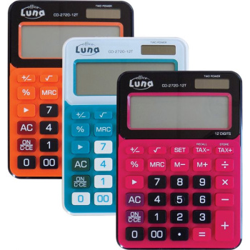 Αριθμομηχανή Luna office 12 Ψηφίων CD-2720-12T