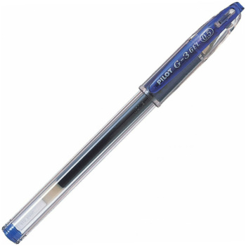 Στυλό Pilot G-3 Gel Μπλε 0.5mm με καπάκι και Grip