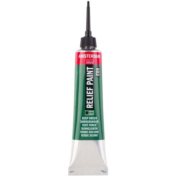 Amsterdam Περίγραμμα Κυπαρισσί 602 Relief Paint 20ml