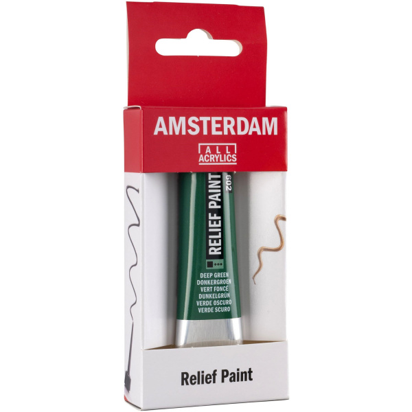 Amsterdam Περίγραμμα Κυπαρισσί 602 Relief Paint 20ml