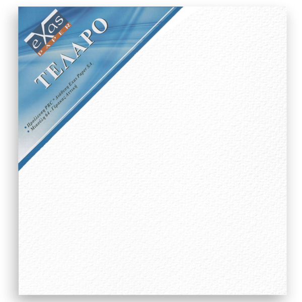 Τελάρο Ζωγραφικής 20x20cm Exas 18mm Cotton 380gr