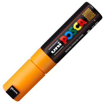 Posca PC-8K Ανοιχτό Πορτοκαλί Μαρκαδόρος UNI Large 8mm