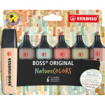 Stabilo Boss Nature set 6 Μαρκαδόροι Υπογράμμισης 70/4-2-5
