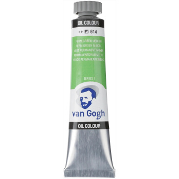 Van Gogh 614 Permanent Green Medium Λάδι 20ml Talens
