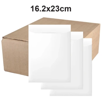 Κουτί 500 φάκελοι Λευκοί 16.2x23cm Exas 90gr