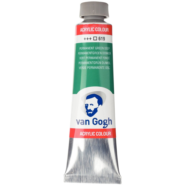Van Gogh 619 Permanent Green Deep Ακρυλικό 40ml Talens