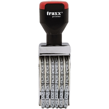 Traxx N09-06 Σφραγίδα Αρίθμησης 6 Αριθμών ύψους 9mm