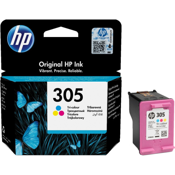 Μελάνι Hp 305 Tri-Colour 3YM60AE Inkjet Cartridge
