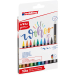 Edding 1340 Glitter 10 Μαρκαδόροι Brushpen πινέλο