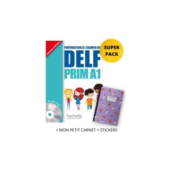 SUPER PACK: DELF PRIM A1 (+ MON PETIT CARNET + STICKERS)