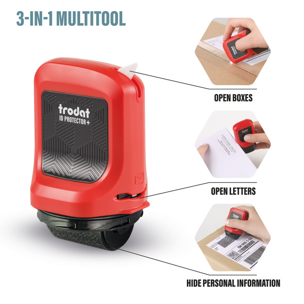 Σφραγίδα Trodat ID Roller Protector με Χαρτοκόπτη