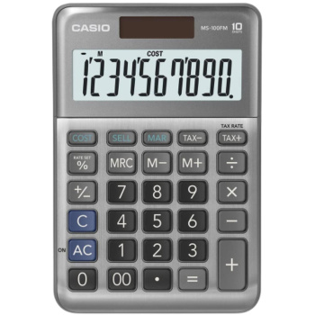 Αριθμομηχανή Casio MS-80F Ασημί 8 ψηφίων