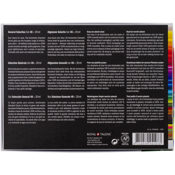 Ακρυλικά Amsterdam 20ml Σετ 48 χρωμάτων Royal Talens