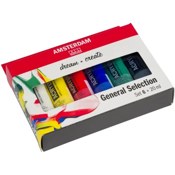 Ακρυλικά Amsterdam 20ml Σετ 6 χρωμάτων Royal Talens
