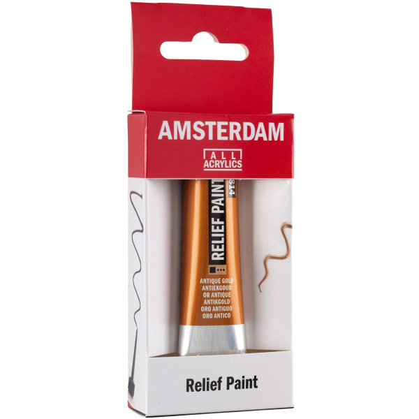 Amsterdam Περίγραμμα Antique Gold 814 Relief Paint 20ml