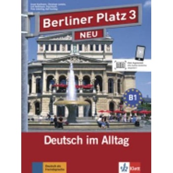 BERLINER PLATZ 3 KURSBUCH + ARBEITSBUCH (+ AUDIO CD (2)) NEU