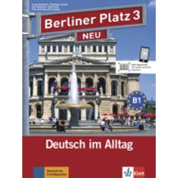 BERLINER PLATZ 3 KURSBUCH + ARBEITSBUCH (+ AUDIO CD (2)) NEU