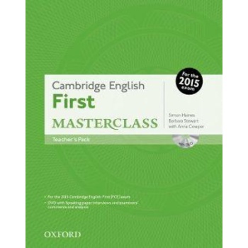 CAMBRIDGE ENGLISH FIRST MASTERCLASS TCHRS (+ DVD) N/E - SIMO