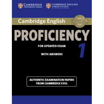 CAMBRIDGE ENGLISH PROFICIENCY FOR UPDATED EXAM 1 SB W/A - CA