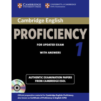 CAMBRIDGE ENGLISH PROFICIENCY FOR UPDATED EXAM 1 SELF STUDY 