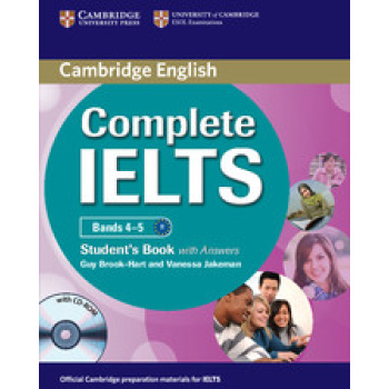 COMPLETE IELTS BANDS 4-5 SB W/A (+ CD-ROM) - GUY BROOK-HART-