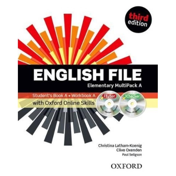 ENGLISH FILE 3RD ED A ELEMENTARY MULTI PACK (+ ITUTOR + ICHE