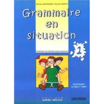 GRAMMAIRE EN SITUATION 1 PROFESSEUR N/E - 