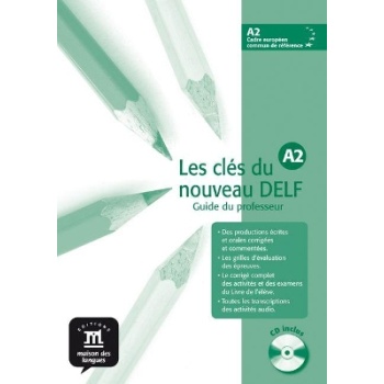 LES CLES NOUVEAU DELF A2 GUIDE PEDAGOGIQUE (+ CD) - EMMANUEL