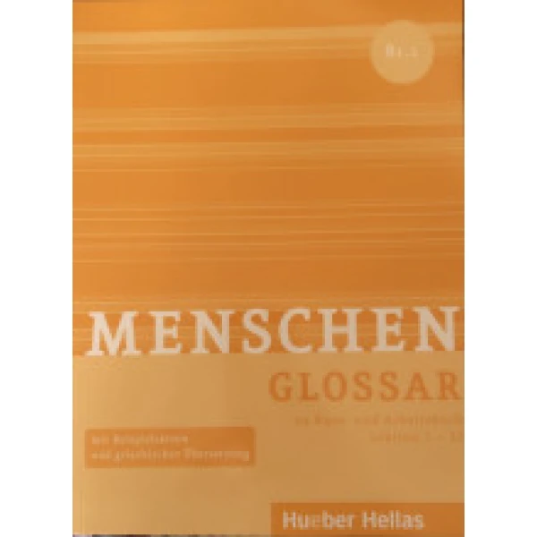 MENSCHEN B1.1 GLOSSAR - ΣΟΦΙΑ ΚΑΡΑΤΑΚΗ