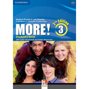 MORE! 3 SB WITH CYBER HOMEWORK 2ND ED - HERBERT PUCHTA-JEFF