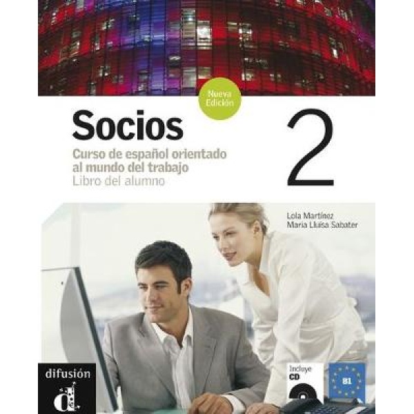 SOCIOS 2 ALUMNO (+ CD) N/E - ALMUDENA GRANDES