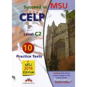 SUCCEED IN MSU CELP C2 10 PRACTICE TESTS TCHRS 2016 - BETSIS