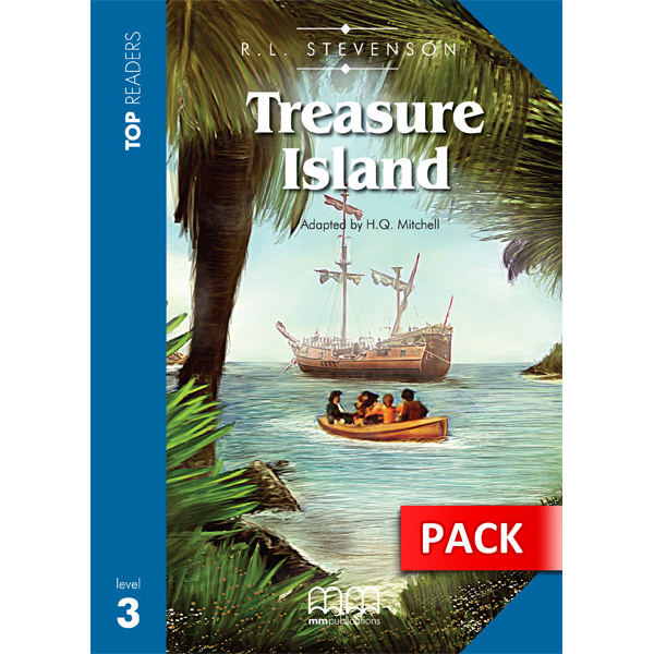 TR 3: TREASURE ISLAND (+ CD + GLOSSARY) - MALKOGIANNI