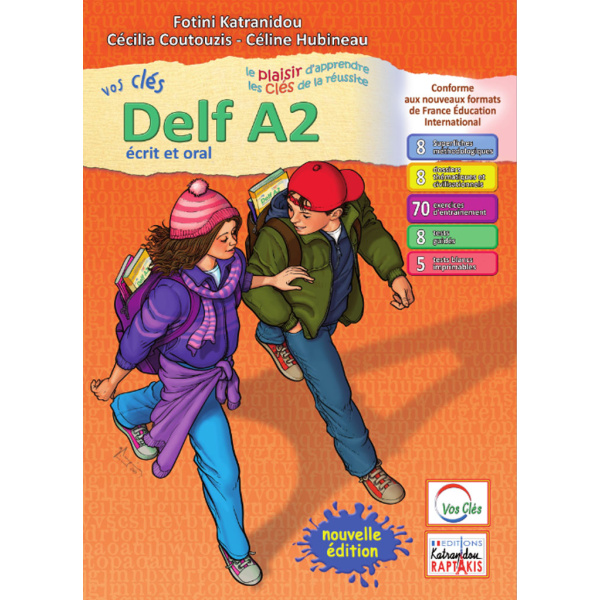 Vos Cles Delf A2 Ecrit et Oral - 2024 - Katranidou - Edition Raptakis