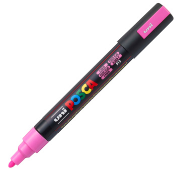 Posca Fluo Pink PC-5M Medium μαρκαδόρος 1.8-2.5mm