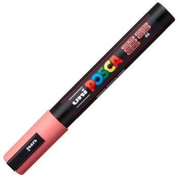 Posca Coral Pink PC-5M Medium μαρκαδόρος 1.8-2.5mm