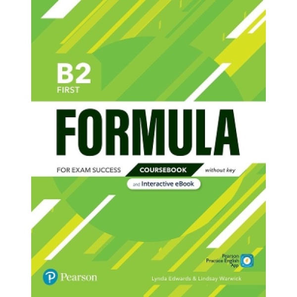 FORMULA B2 FIRST COURSEBOOK W/O KEY (+ E-BOOK) - PEARSON EDU
