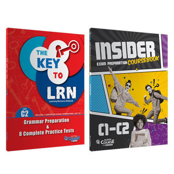 LRN C2 8 Practice Tests με Insider C1-C2 Coursebook Πακέτο μαθητή
