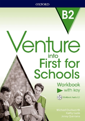 VENTURE INTO FIRST FOR SCHOOLS WB WITH KEY (+ AUDIO CD) - MI