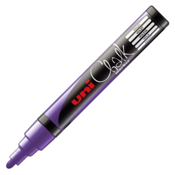 Μαρκαδόρος Uni Chalk Marker Violet PWE-5M Medium 1.8-2.5mm
