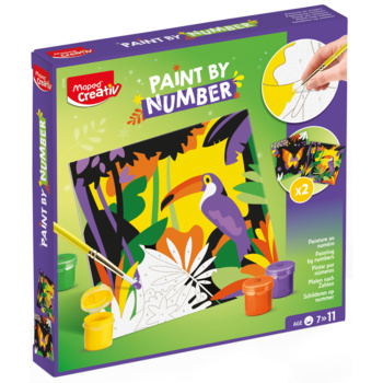 Maped Creativ Ζωγραφική με αριθμούς Τουκάν - Πεταλούδα