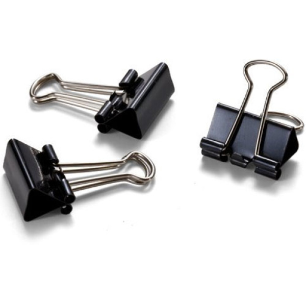 Πιάστρες μαύρες Diamond Binder Clips