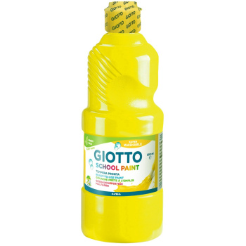 Τέμπερα Giotto School Paint Primary Yellow 500ml