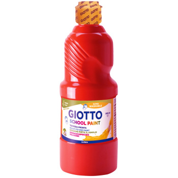Τέμπερα Giotto School Paint Scarlet Red 500ml