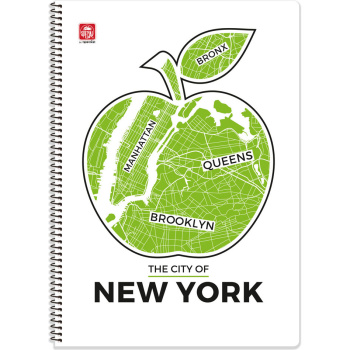 Σπιράλ 3 θεμάτων Special Trendy New York Α4 Τετράδιο 21x29cm