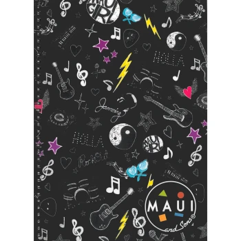 Σπιράλ 2 θεμάτων A4 MAUI Τετράδιο 21x29cm